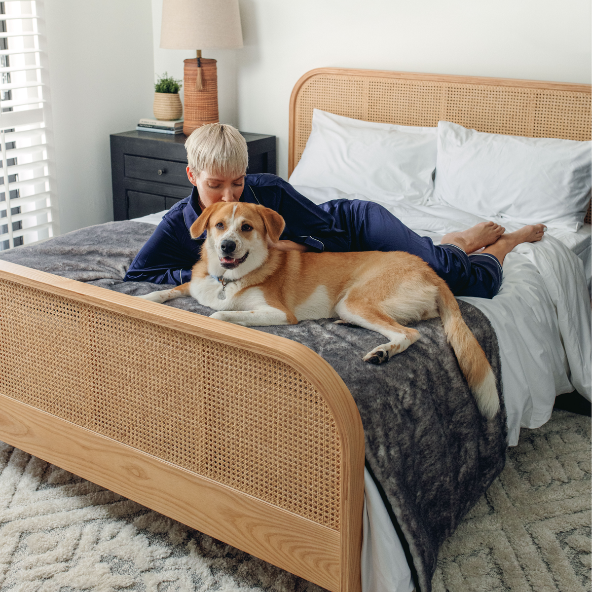 PupProtector™ Luxe Waterproof Bed Runner - Ultra Soft Chinchilla image 2