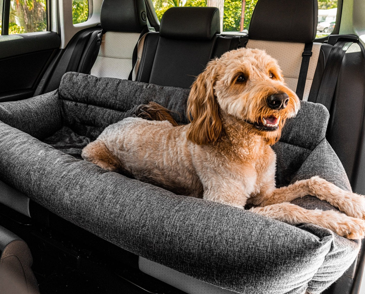 PupProtector™ Performance Tweed Memory Foam Dog Car Bed image 3