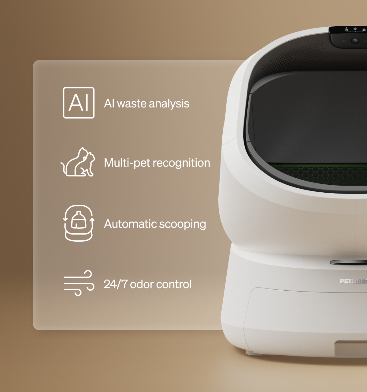 Luma Smart Litter Box with Fountain image 2