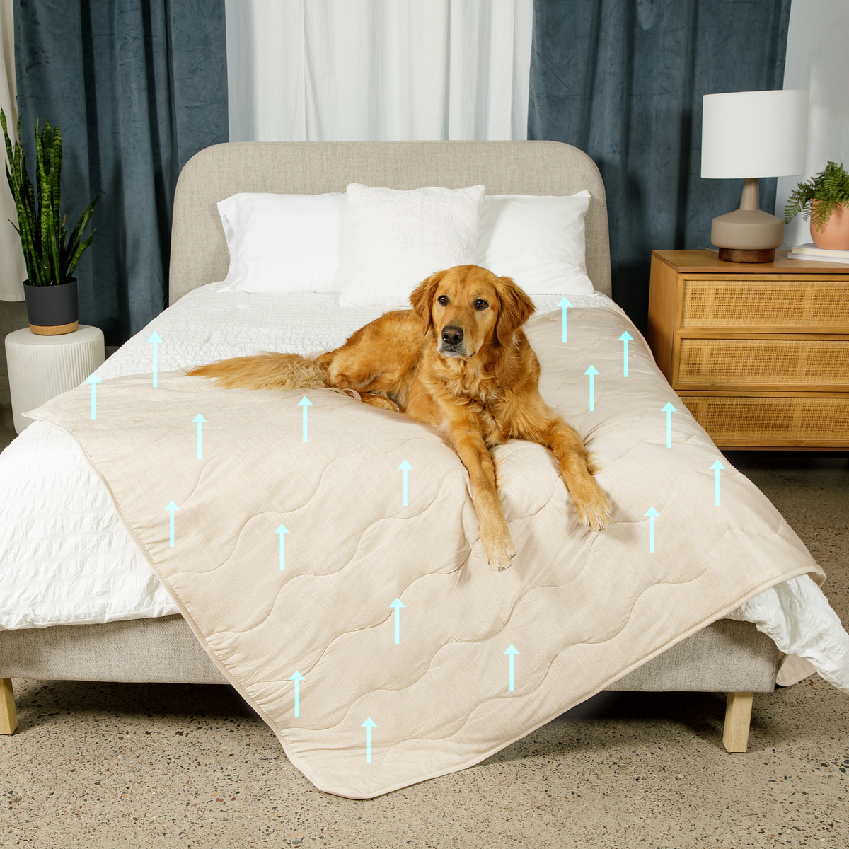 PupChill™ Cooling Waterproof Blanket - Arctic Sand product image