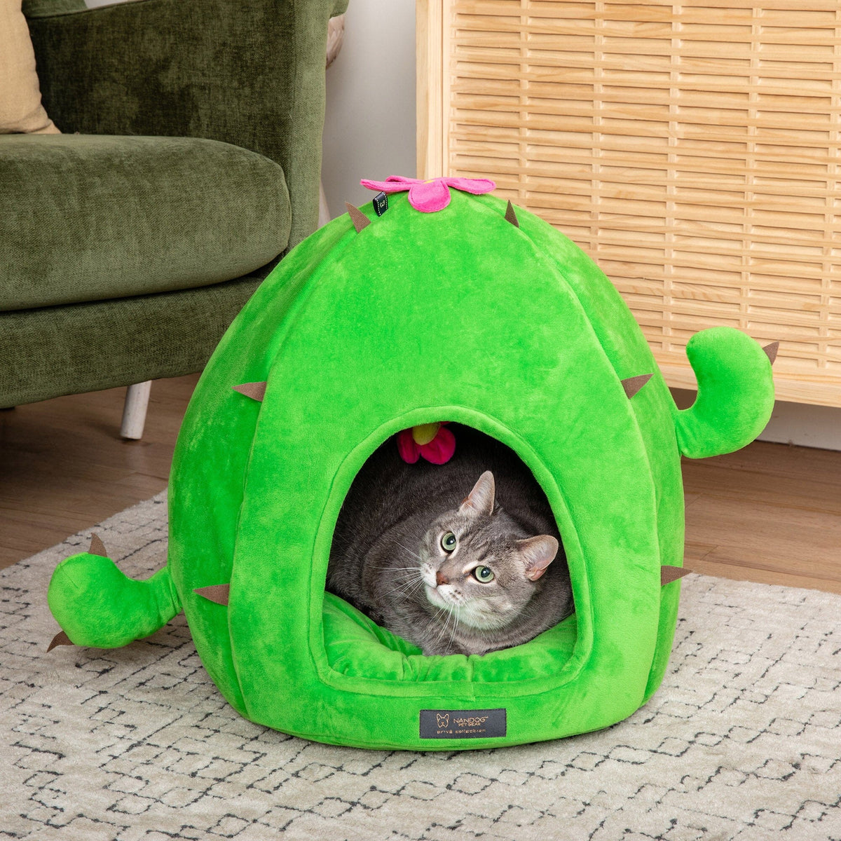 Cactus Dog & Cat Fun Bed Prive Collection image 2