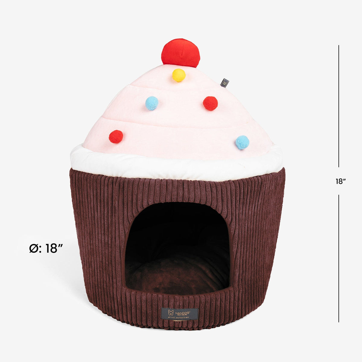 Chocolate Cupcake Dog & Cat Fun Bed Prive Collection image 5