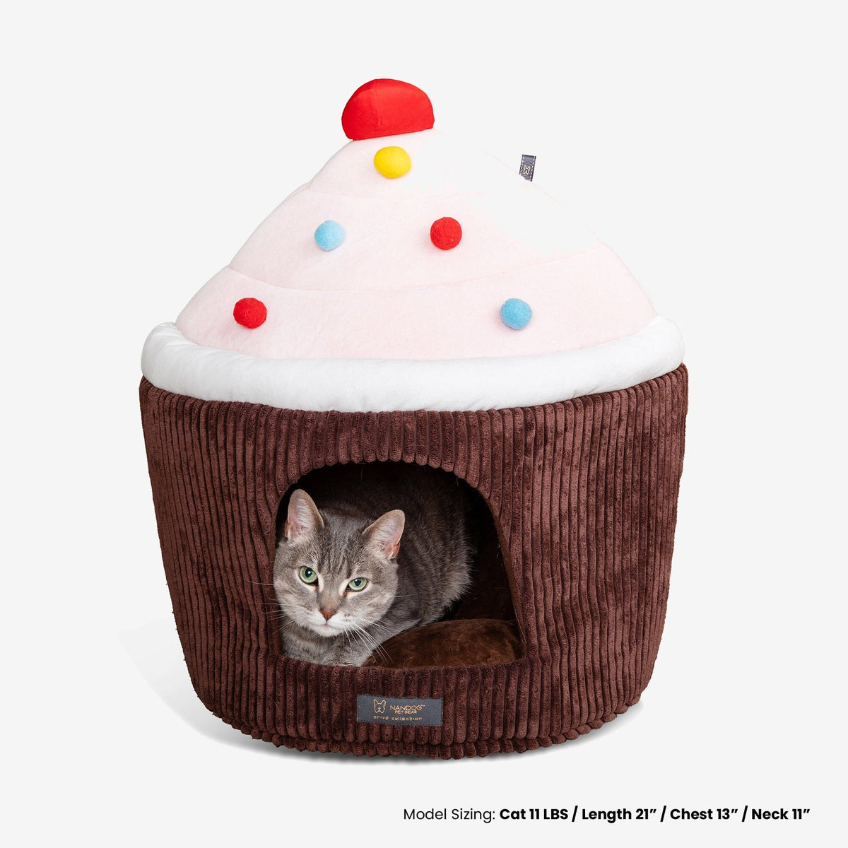 Chocolate Cupcake Dog & Cat Fun Bed Prive Collection product image