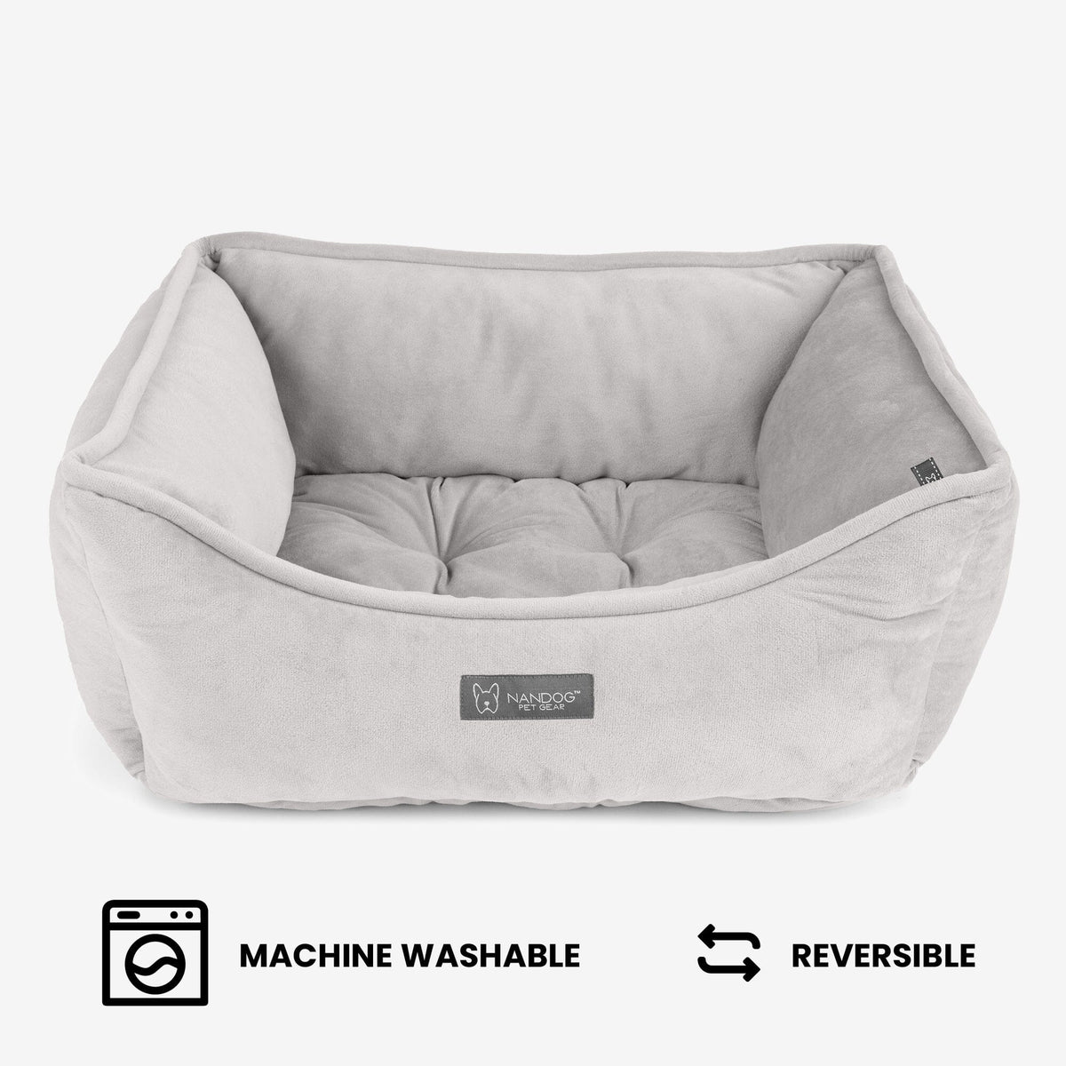 Signature Bed in Pearl Gray image 5