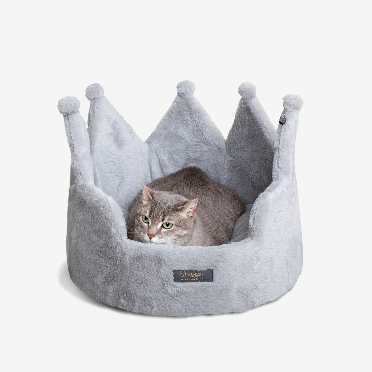 Crown Dog & Cat Fun Bed Cloud Prive Collection - Royal Gray product image