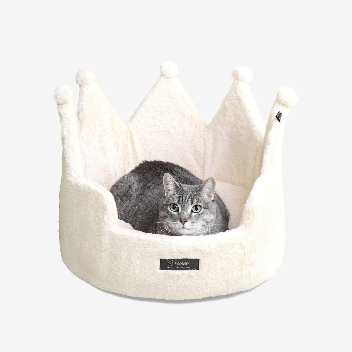 Crown Dog & Cat Fun Bed Cloud Prive Collection - Royal Ivory product image
