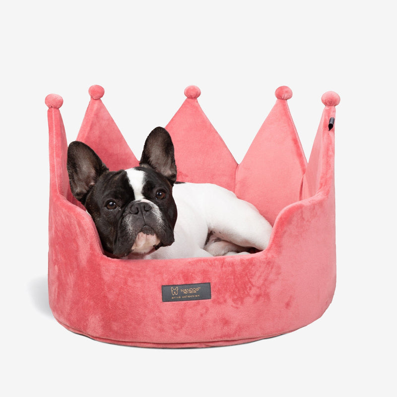Crown Dog & Cat Fun Bed Prive Collection - Royal Pink product image