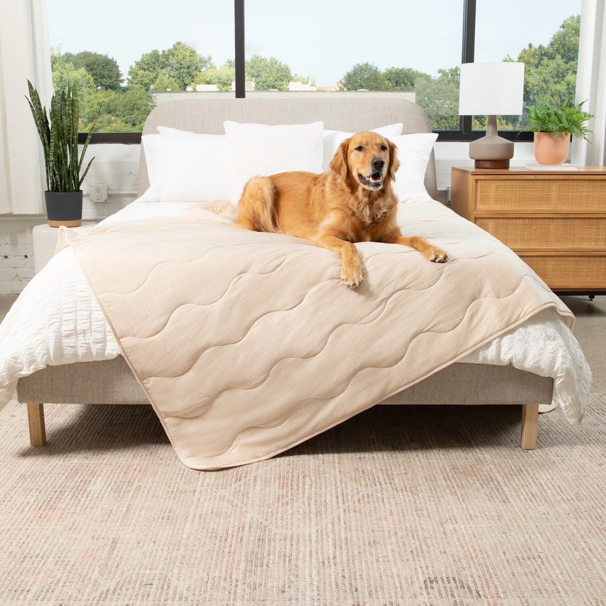 PupChill™ Cooling Waterproof Blanket - Arctic Sand image 2