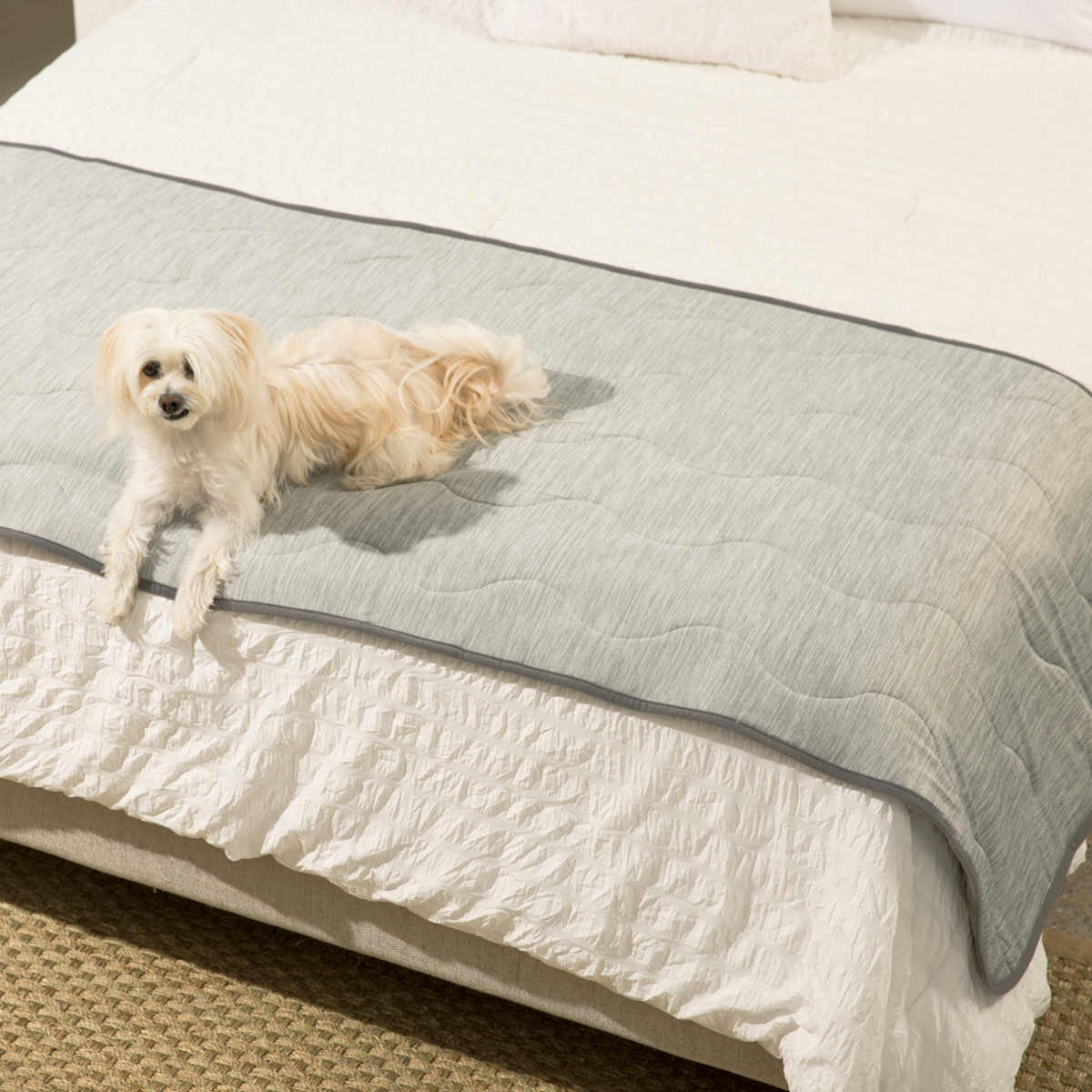 PupChill™ Cooling Waterproof Runner Blanket - Arctic Grey image 3