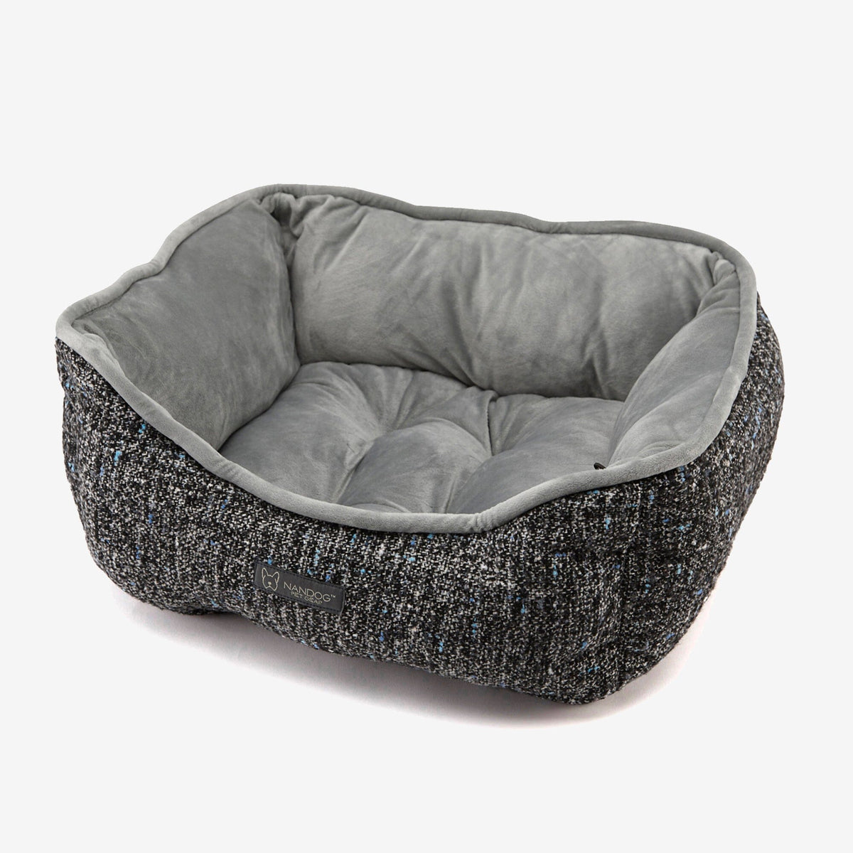 Signature Bed in Two-Tone Gray image 4