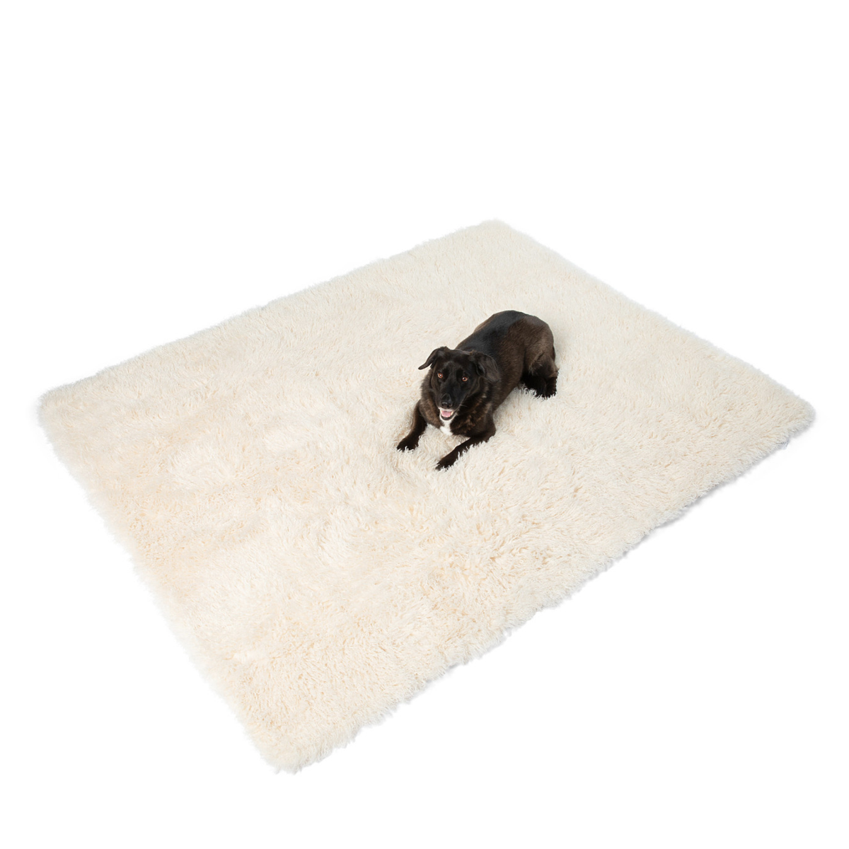 PupProtector™ Luxe Waterproof Faux Fur Blanket - Plush Sheep Ivory image 3