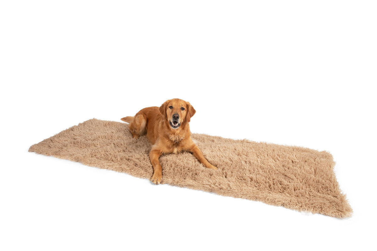 PupProtector™ Luxe Waterproof Bed Runner - Plush Sheep Tan image 5
